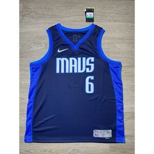 *NWT* Men's Size XL 20/21 Nike Dallas Mavericks Jersey #6 Kristaps Porzingis NEW
